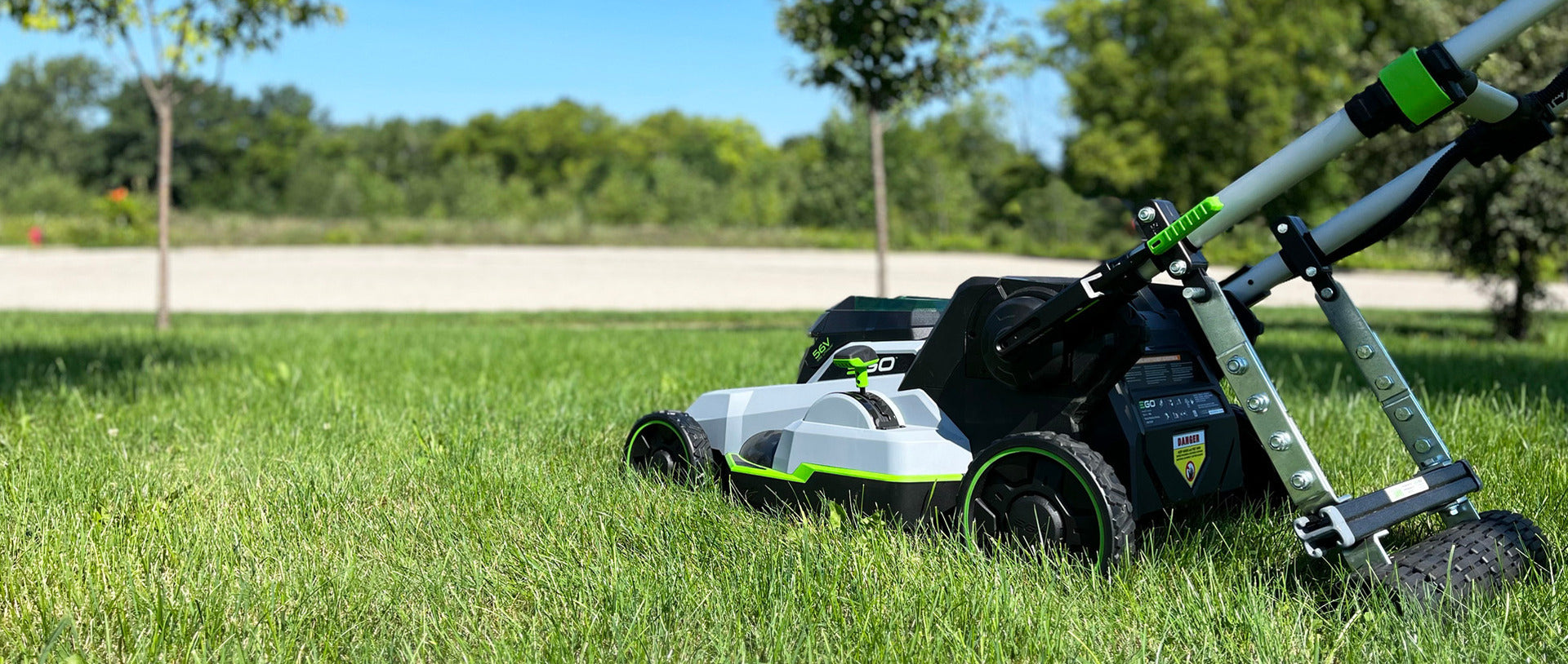 Stripe roller for lawn shop mower