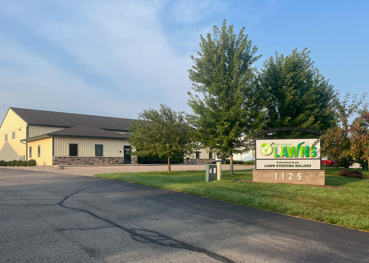 Big League Lawns current facility at 1125 Mak-Tech Drive in Lansing, Michigan